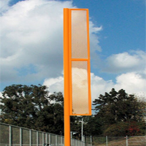 20' Orange Foul Pole - Set of Two