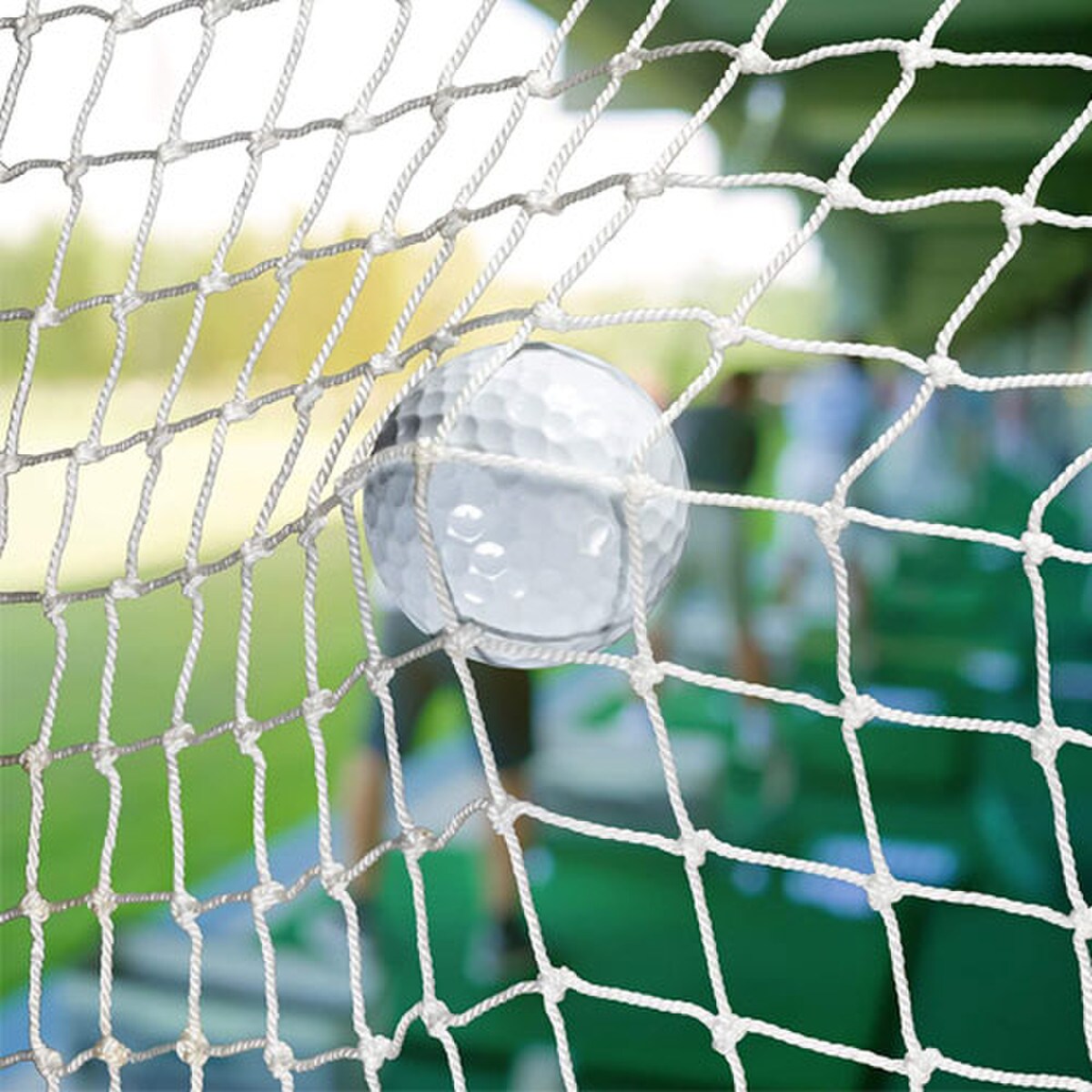 White Golf Barrier Netting
